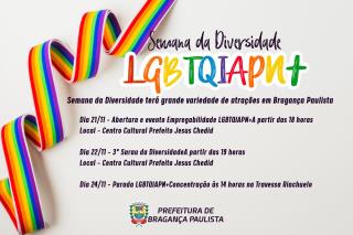 Semana da Diversidade terá grande variedade de atrações em Bragança Paulista (2)