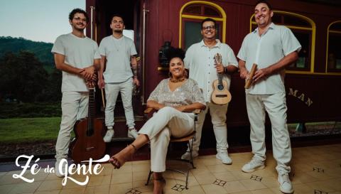 Grupo de Samba Zé da Gente se apresenta no Maio Cultural 2026 em Bragança Paulista