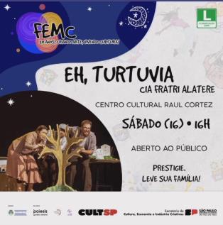 Cia de teatro bragantina participa do maior evento cultural e acadêmico da Baixada Santista