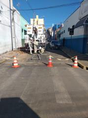 Interdição de trecho da Rua Coronel João Leme