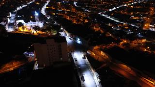 Rua Santa Cruz com LED