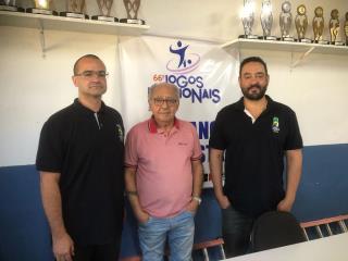 Representantes da Confederação de Hockey visitam a Semjel