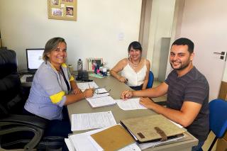 Reunião entre Fundo Social e Diretoria Regional