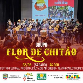 Centro Cultural Prefeito Jesus Adib Abi Chedid recebe apresentação do grupo “Flor de Chitão”