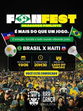 Fan Fest Bragança 2026 volta nesta sexta-feira para mais uma noite de torcida e muita emoção