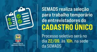 Entrevistador Cadastro Único
