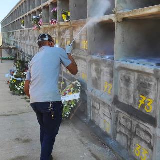 19.04.2022 Serviços de dedetização seguem sendo intensificados no Cemitério da Saudade (3)