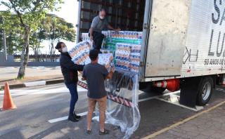 Fundo Social de Solidariedade recebe doações da empresa Santher