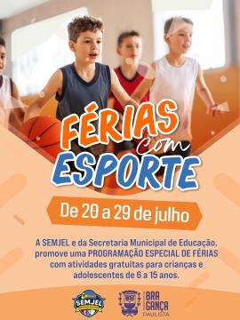 Programa Esporte Bragança realiza programação especial de férias com atividades gratuitas em diversos bairros da cidade