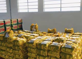 22.04.2021 Empreendedores da região doam 415 cestas básicas para Campanha Cestou (1)