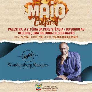 22.05.2023 Homem mais rápido a transcrever a bíblia realiza palestra nesta quarta-feira em Bragança Paulis