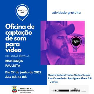 ARTE_Oficina de captação de som para vídeo