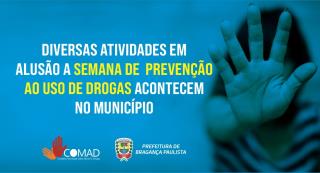 Diversas atividades em alusão a Semana de Prevenção ao uso de Drogas acontecem no município