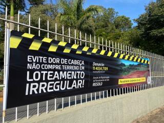 23.05.2022 Prefeitura realiza campanha de conscientização sobre a comercialização de terrenos em áreas irregulares