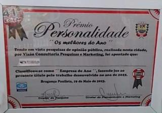 23.05.2023 Nota - Prêmio Personalidade