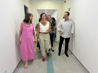 Equipe da Secretaria de Saúde do Estado visita instalações do prédio do hospital 01