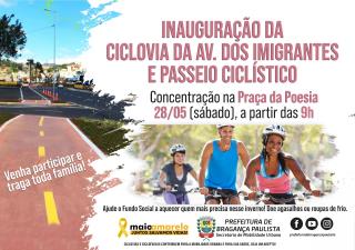 24.05.2022 Administração irá inaugurar ciclovia com passeio ciclístico neste sábado