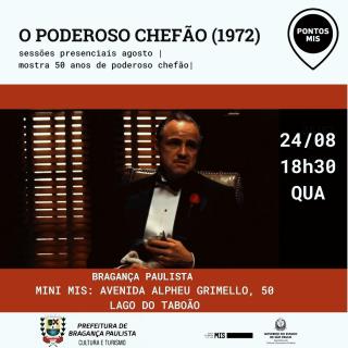 Sessão de cinema Pontos MIS apresenta “O poderoso chefão” nesta quarta-feira (1)