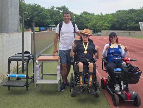 Equipe de Atletismo PCD do município conquista ouros na etapa paulista da FPDC