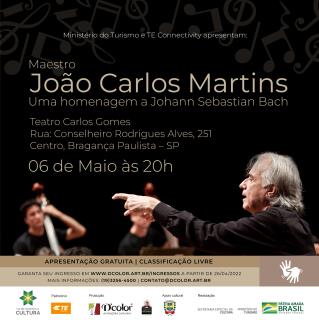25.04.2022 Maio Cultural Teatro Carlos Gomes recebe concerto do Maestro João Carlos Martins