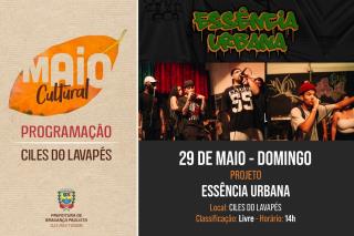 25.05.2022 Maio Cultural confira os eventos que acontecem de 25 a 29 de maio em Bragança Paulista (1)