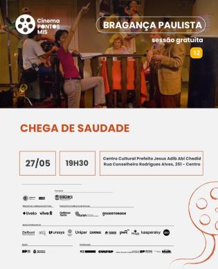 Sessão Pontos MIS exibe o filme “Chega de Saudade” no Teatro Carlos Gomes
