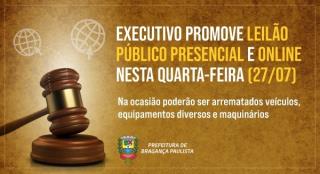 Executivo promove leilão público presencial e online nesta quarta-feira