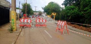 26.01.2021 Avenida Juscelino Kubitschek é interditada devido obras emergenciais