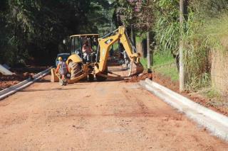 Preparação para pavimentação asfáltica Av Jácomo Sylvio Padovan- Bosque das Pedras (4)