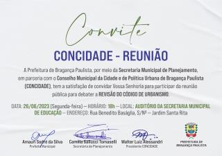 26.06.2023 Prefeitura e Concidade realizam nova reunião pública de revisão do Código de Urbanismo