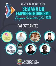 Participe das próximas palestras da 3ª semana do empreendedorismo em Bragança Paulista