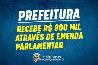 900 mil emenda parlamentar