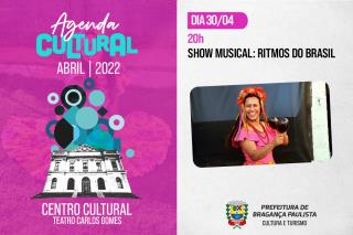Susana Gianini e banda apresentam show “Ritmos do Brasil” neste sábado
