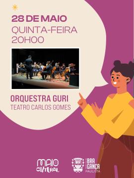 GURI celebra 30 anos com apresentações especiais no Maio Cultural 2026 em Bragança Paulista