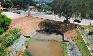 Encerradas obras de construção da 2ª caixa de retenção de sedimentos no Lago do Taboão (2)