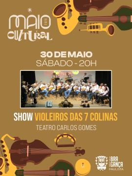 Show “Violeiros das 7 Colinas – Nossa Essência” Celebra tradição, família e música em Bragança Paulista