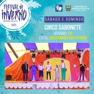 Festival de Inverno - Parque dos Estados recebe programação circense aos sábados e domingos