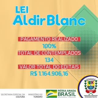 ARTE - lei aldir blanc