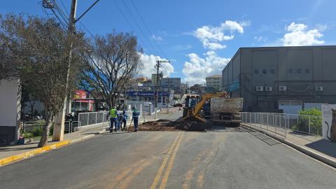 Ponte da Rua Felipe Siqueira passa por nova intervenção com acionamento de garantia da obra