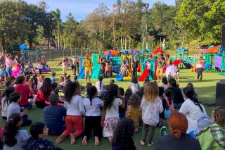 Peça teatral Fauno e Flora Protegendo a Natureza” encanta crianças, jovens e adultos na Terra da Ma (1)