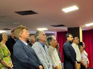 Prefeito prestigia posse de novo conselheiro do TCESP 02