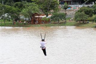 25.05.2023 Tirolesa do Lago Passeios gratuitos acontecem neste final de semana em Bragança Paulista (1)