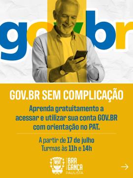 Orientação gratuita ensina como acessar os serviços do Gov.br