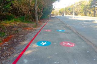 04.08.2022 Novo trecho da ciclovia recebe iluminação (1)