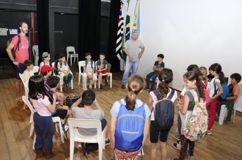 Alunos da Escola Waldorf Cacau visitam o Centro Cultural e Museu Municipal de Bragança Paulista