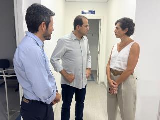 Equipe da Secretaria de Saúde do Estado visita instalações do prédio do hospital 02