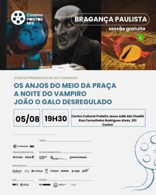 Pontos MIS promove sessões gratuitas de cinema durante o mês de agosto em Bragança Paulista