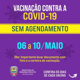 Confira os dias de cada vacina contra a Covid-19 - sem agendamento