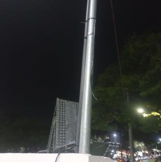 Furtos de cabos afetam iluminação de Natal em Bragança Paulista (1)