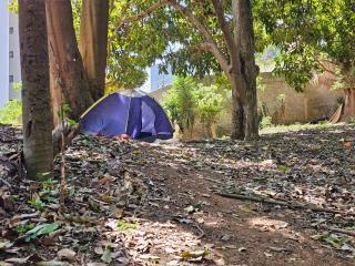 Prefeitura retira barracas de terreno 01